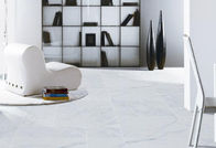 Non Slip Marble Look Porcelain Tile / Glazed Carrara Porcelain Floor Tile